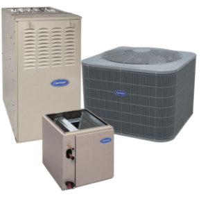 2-Ton Carrier Comfort Dual Fuel 15.5-SEER2